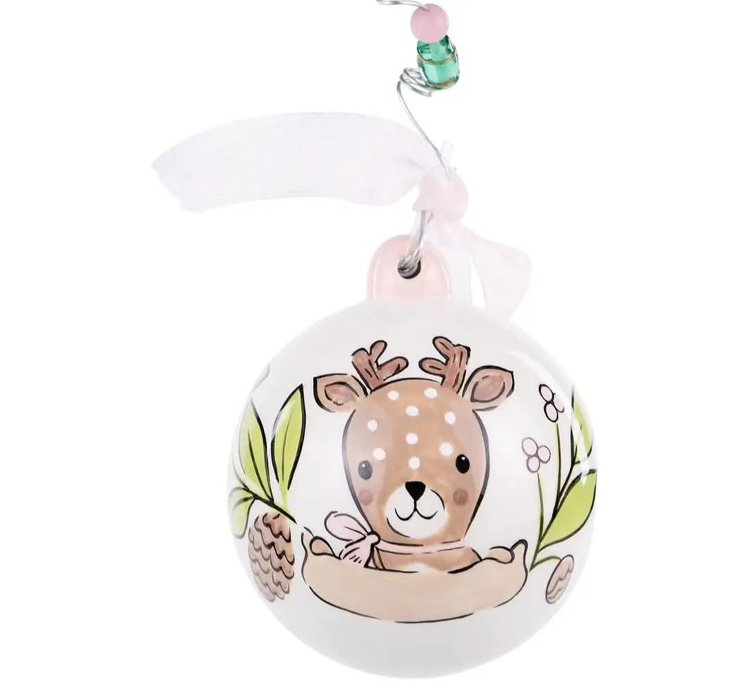 Baby Girl's First Christmas Ornament Keepsake