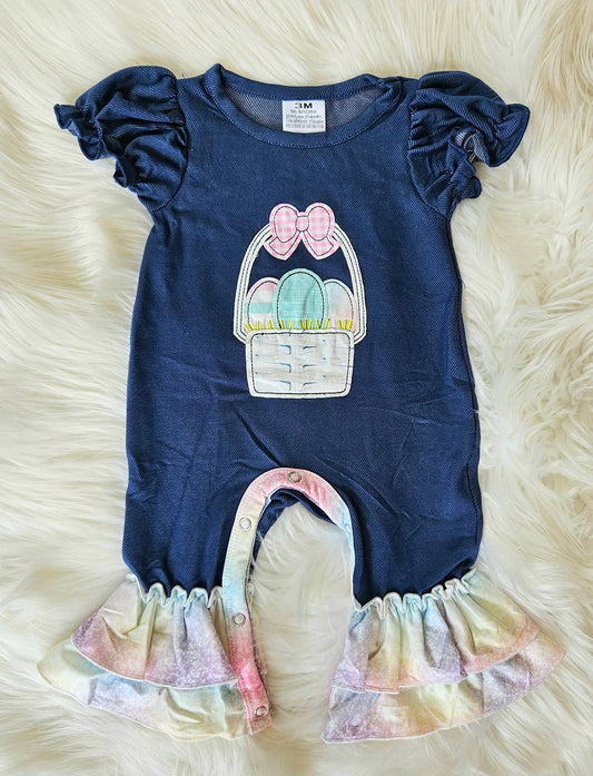 Easter Basket Ruffle Jumper