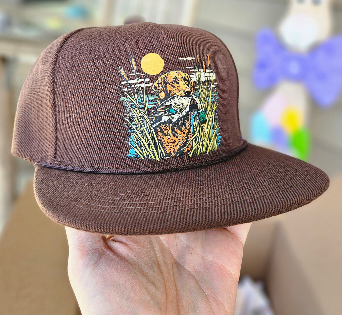 Lab/Duck Hunting Boys Hat
