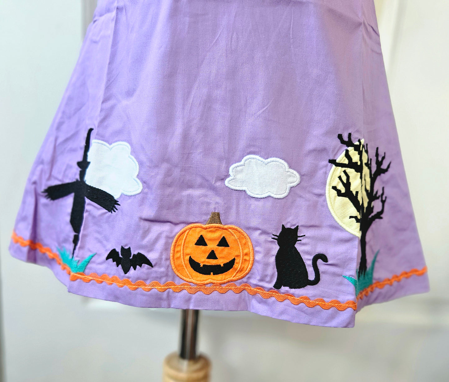 Lavender Embroidered Halloween Dress