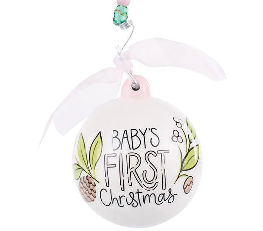 Baby Girl's First Christmas Ornament Keepsake