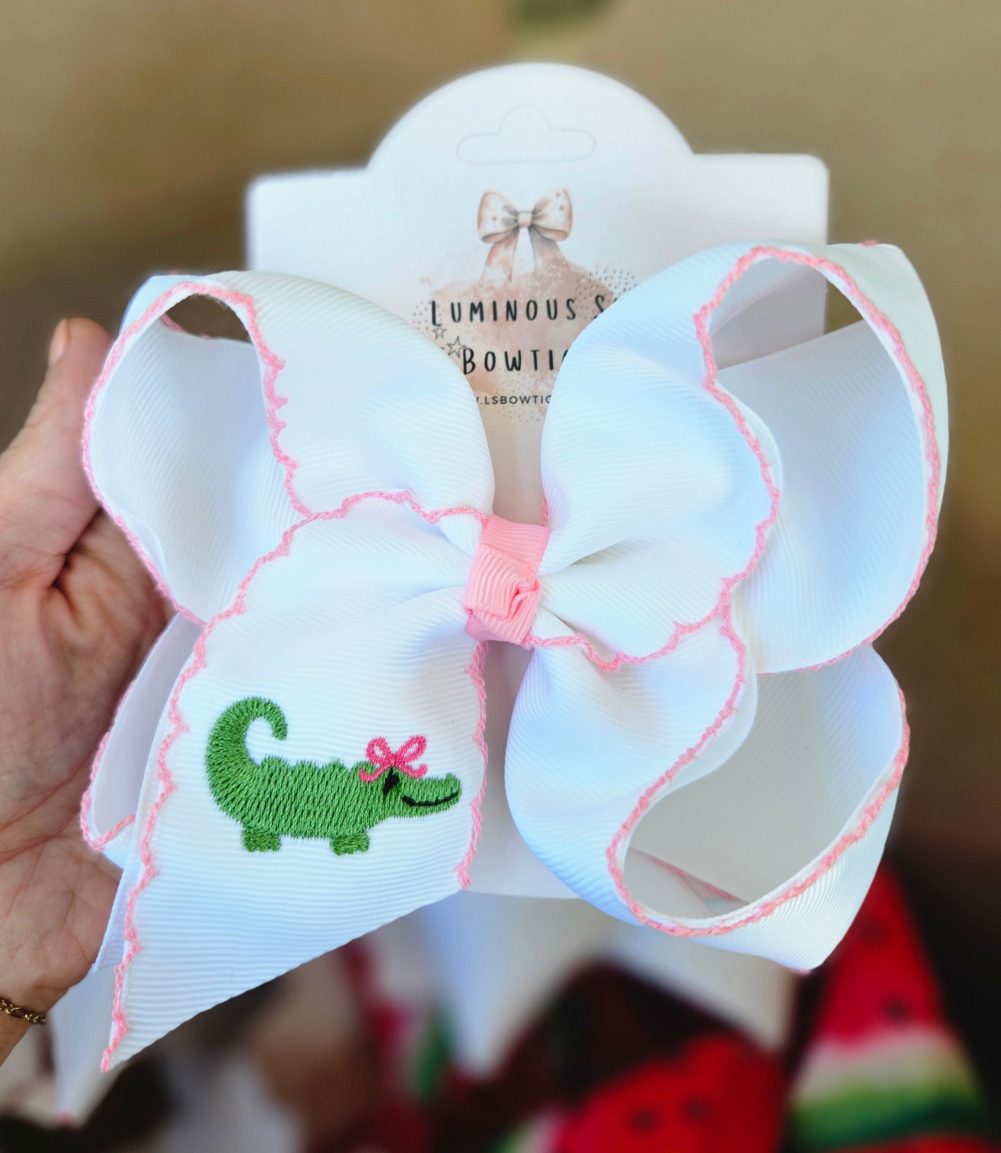 Alligator Bow Clip Bow