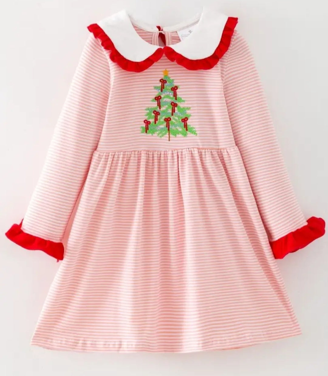 Ribbon Tree Christmas Dress #585