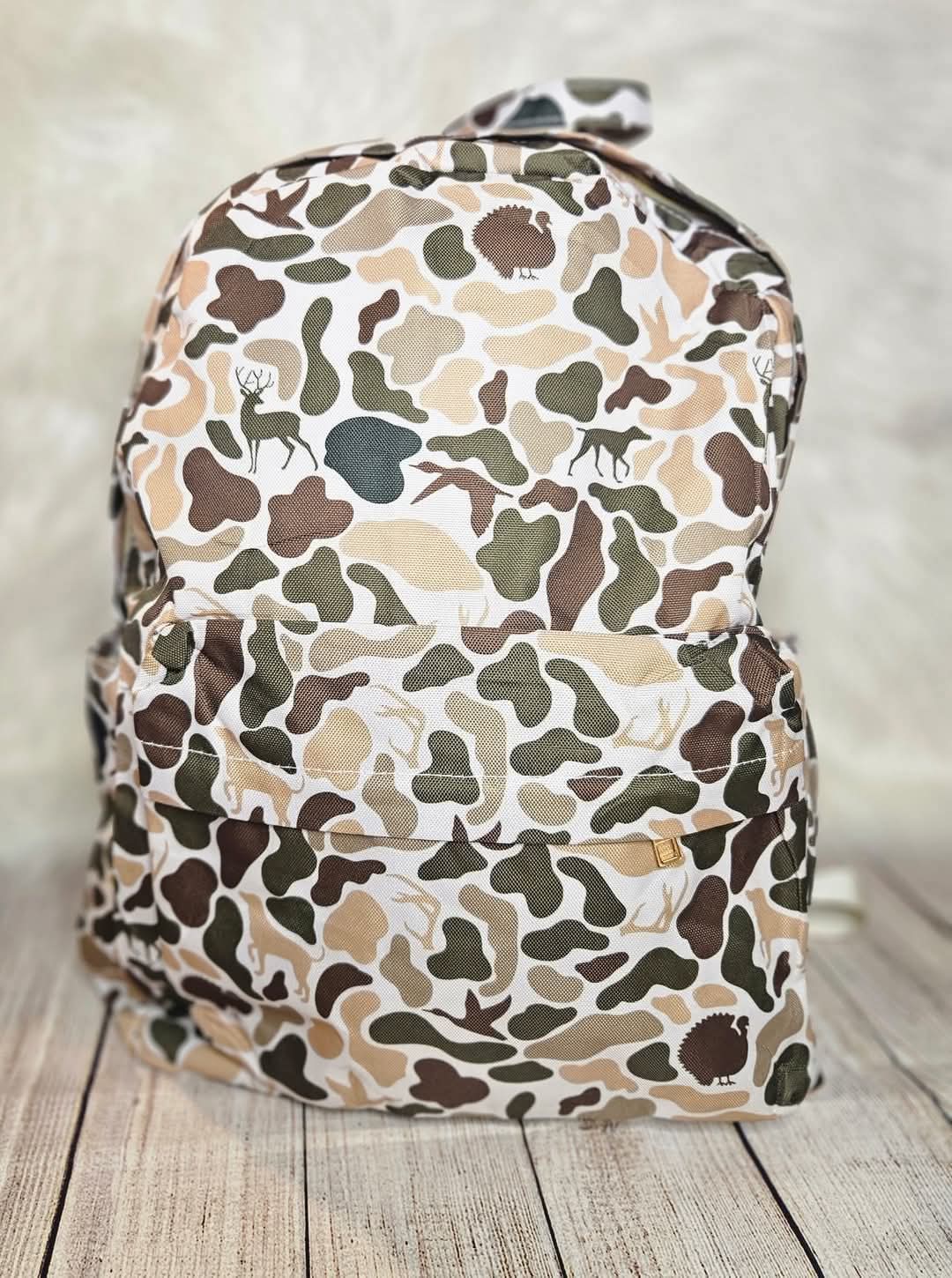Hidden Animals Boys Camo Backpack